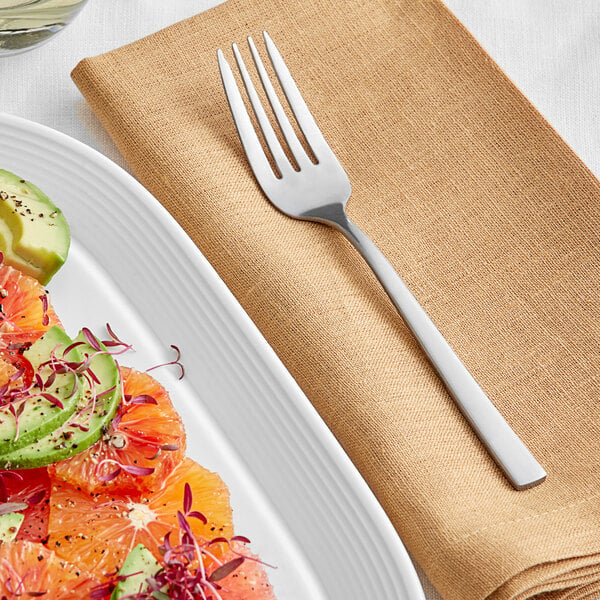 Acopa Petra 7" Distressed X-Heavy Salad / Dessert Fork – item 267870806 image 2