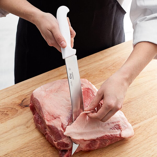 Choice 10" Cimeter Knife w/ White Handle – item 220KWCMTR10 image 2