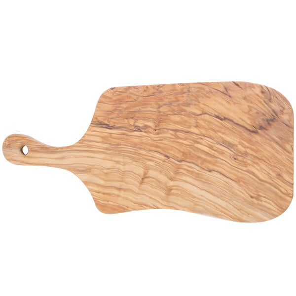 American Metalcraft 17" x 9" Olive Wood Serving Board – item 124OWP178 image 2
