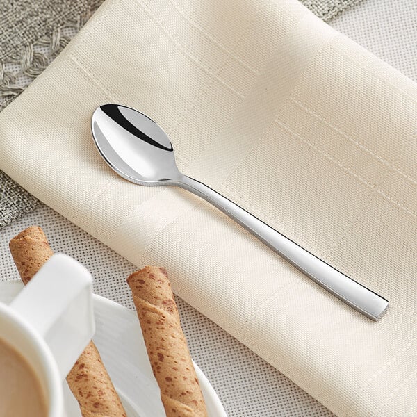 Acopa Penn Square 4 5/8" Heavy Demitasse Spoon – item 267380000 image 2