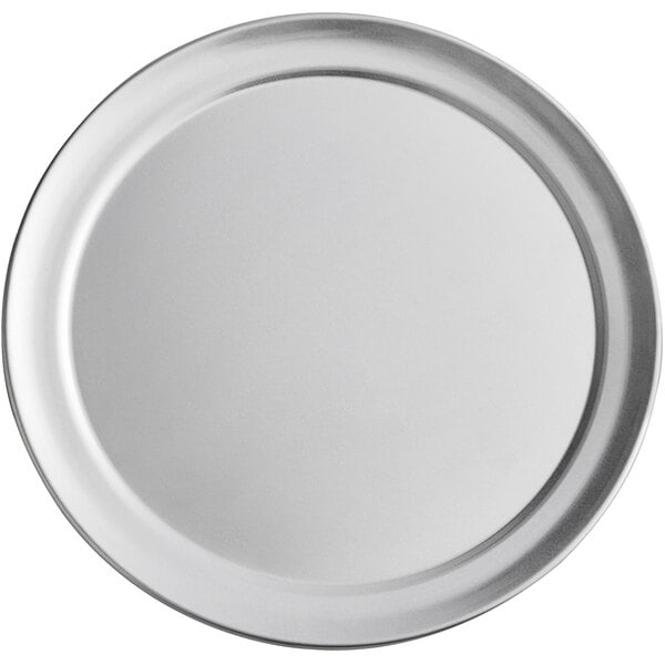 Choice 10" Aluminum Tray / Serving Platter w/ Wide Rim – item 407ALWPLTR10 image 2