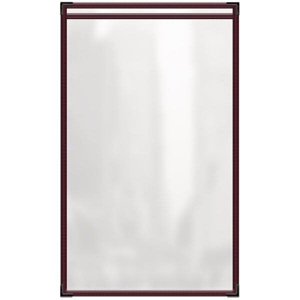 H. Risch, Menu Cover w/ Smooth Corners and Gloss Finish – item 759TES8JG84