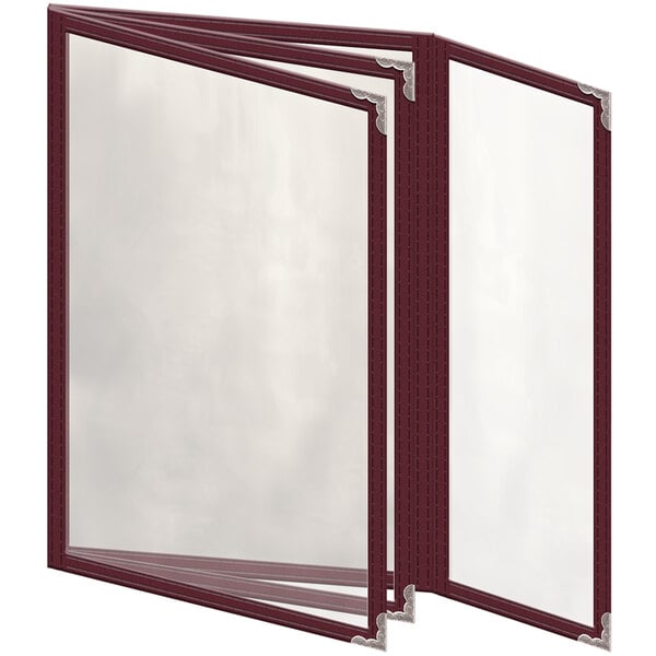 H. Menu Cover w/ Decorative Corners and Gloss Finish – item 759TBQ8BG55