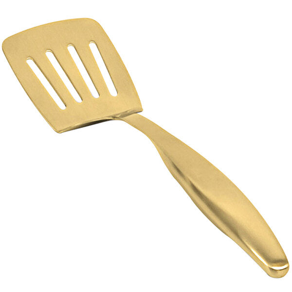 Front of the House 10 1/4" Matte Brass Slotted Turner – item 957BUT38GO23