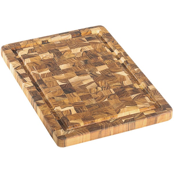 Teakhaus Scandi Cutting Board w/ Juice Canal and Hand Grips – item 497801