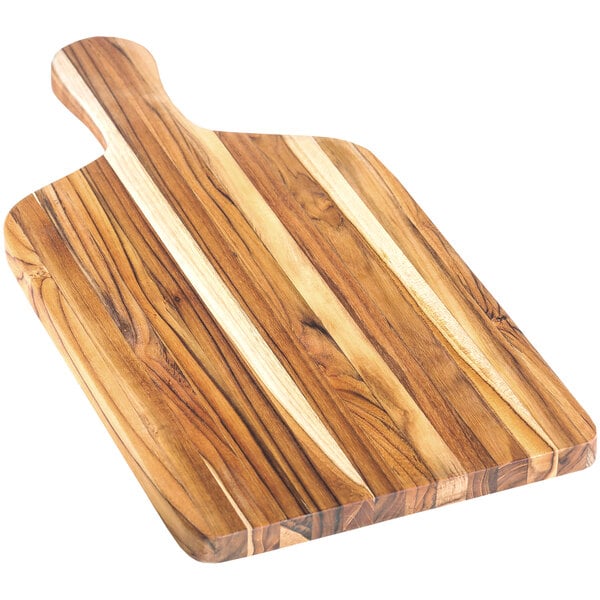 Teakhaus Marine 20" x 10" Teakwood Serving Board w/ Handle – item 497520