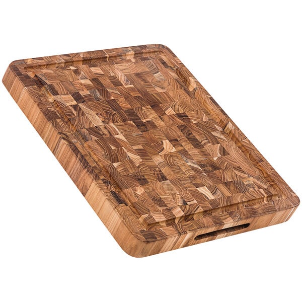 Teakhaus 16" x Cutting Board w/ Juice Canal and Hand Grips – item 497311