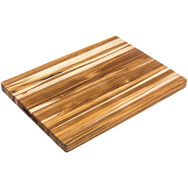 Teakhaus Traditional 24" x 18" Cutting Board w/ Hand Grips – item 497107