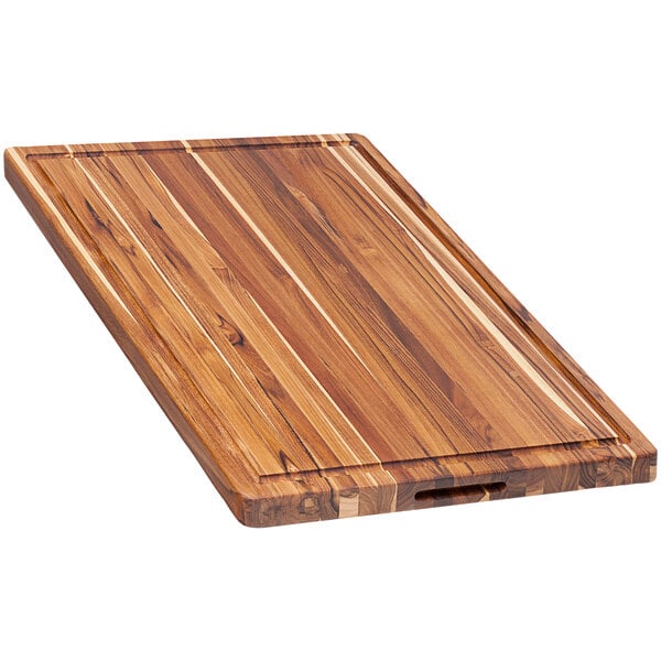 Teakhaus Cutting Board w/ Juice Canal and Hand Grips – item 497108