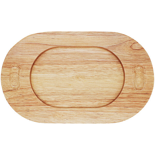 Arcoroc 13" Oval Wood Underliner by Arc Cardinal FN978 – item 552FN978