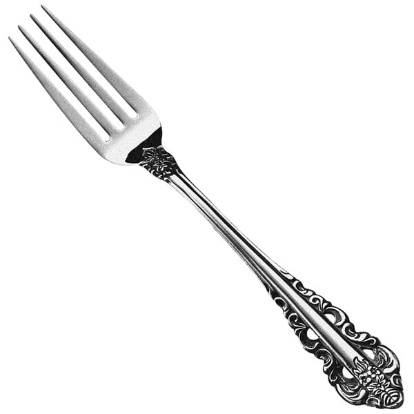 Walco Classic Baroque 7 5/8" Fieldstone Finish Dinner Fork – item 9356805FS