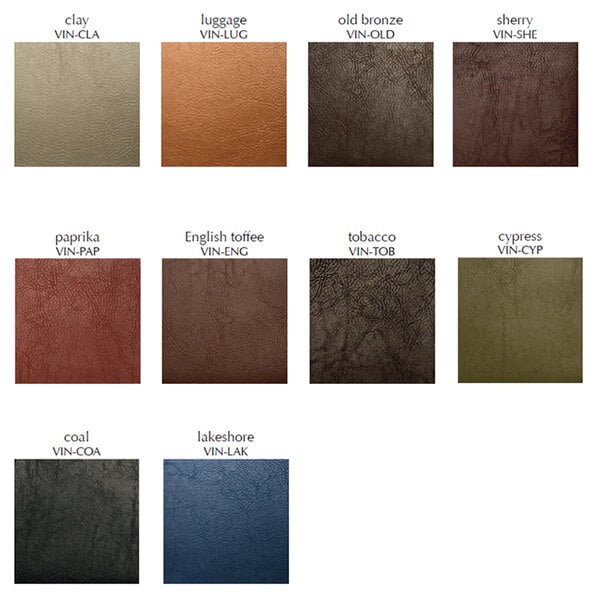 Bella Collection 5 1/2" x 11" Customizable Soft Menu Cover – item 659BEL40B image 2