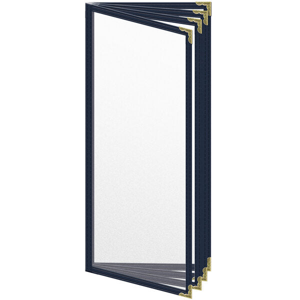 H. Menu Cover w/ Gold Decorative Corners and Matte Finish – item 759TDD7AM41
