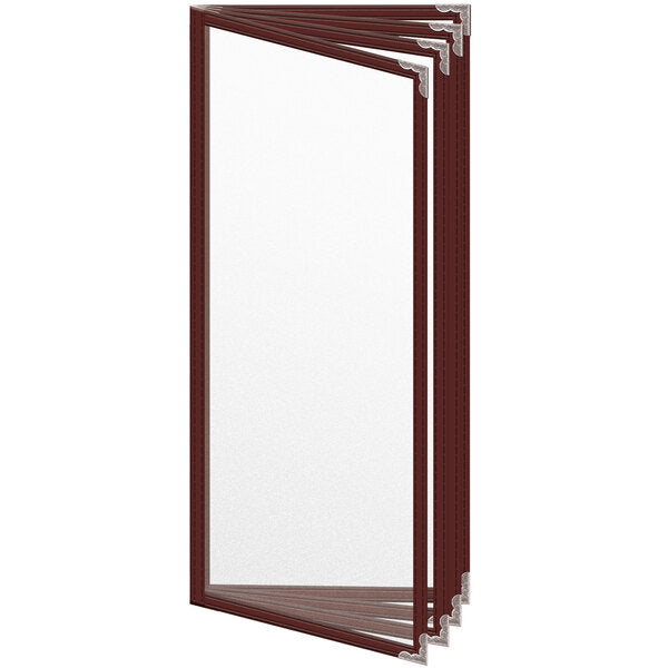 H. Menu Cover w/ Decorative Corners and Matte Finish – item 759TDD8BM41