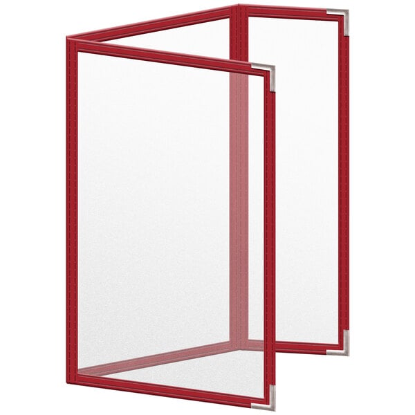 H. Menu Cover w/ Silver Smooth Corners and Matte Finish – item 759TDQ3DM55