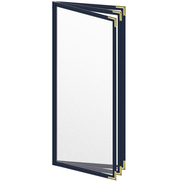 H. Menu Cover w/ Gold Smooth Corners and Matte Finish – item 759TTB7CM41