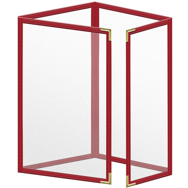 H. Menu Cover w/ Gold Smooth Corners and Matte Finish – item 759TTQ3CM55