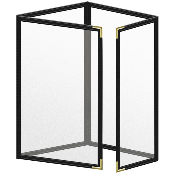 H. Menu Cover w/ Gold Smooth Corners and Matte Finish – item 759TTQ4CM55