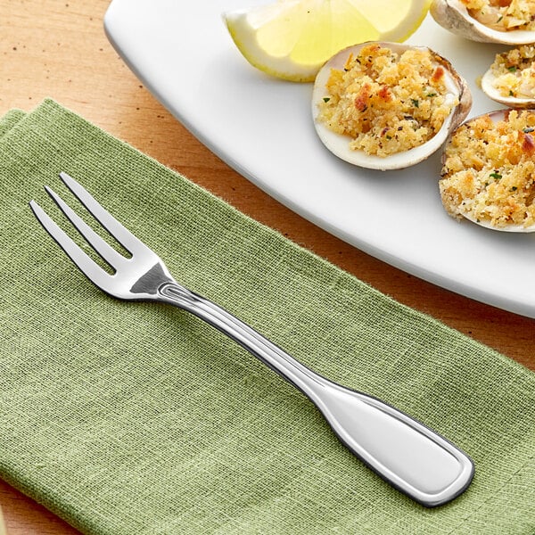 Acopa Saxton 5 5/8" Heavy Oyster / Appetizer / Cocktail Fork – item 267350007 image 2