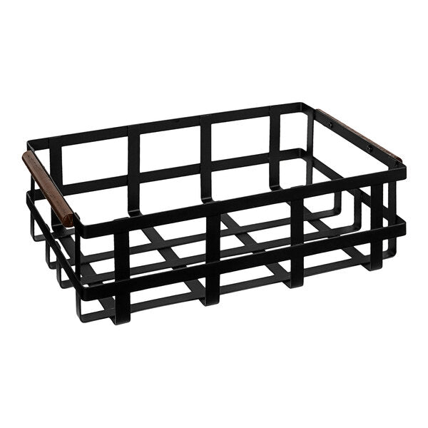 Cal-Mil Black Metal Condiment Organizer w/ 6 Glass Jars – item 211224406112 image 2