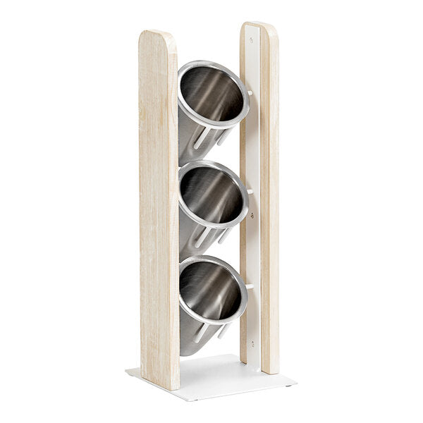 7 1/4" x 7 3/4" 3-Cylinder Condiment Display 3411-113 – item 2113411113 image 2
