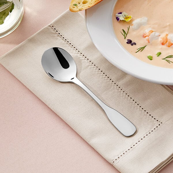 Acopa Triumph 6 1/2" X-Heavy Bouillon Spoon – item 267520802 image 2