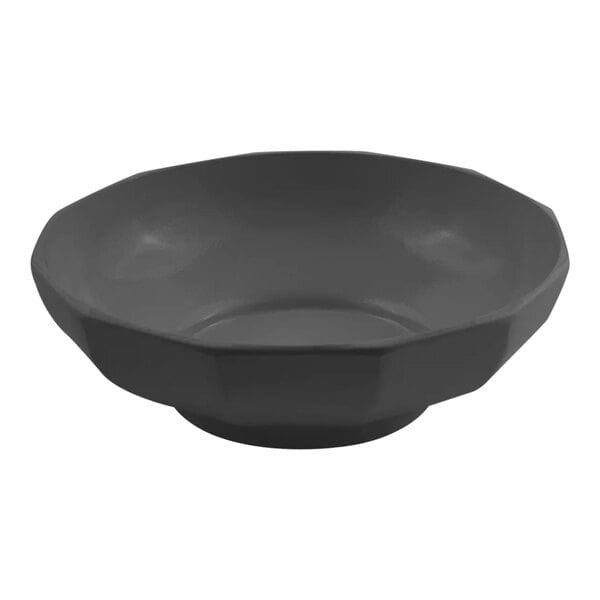 Bon Chef Prism 12 Qt. Black Sandstone Finish Serving Bowl – item 2019093BLK