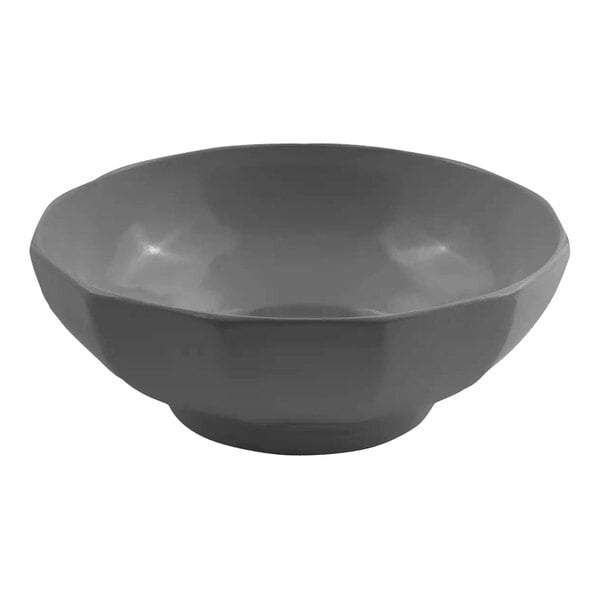Bon Chef Prism 6 Qt. Smoke Gray Sandstone Serving Bowl – item 2019092SMOKEGR