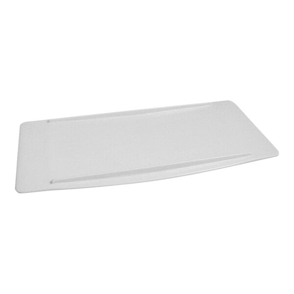 Bon Chef Futura 20" x 10" Matte White Serving Platter – item 20170066WHTM