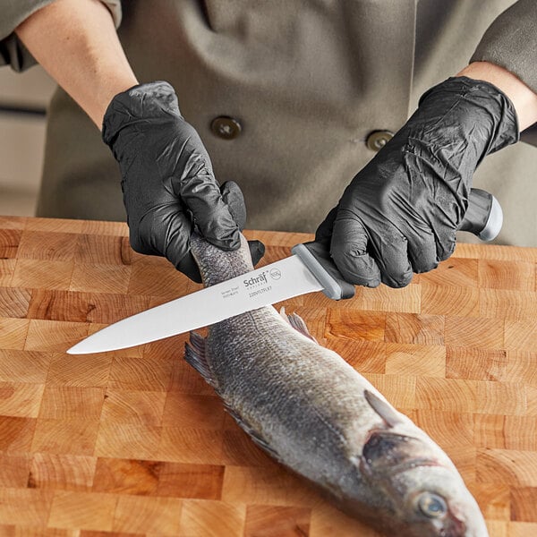 Schraf 7" Flexible Fillet Knife w/ TPRgrip Handle – item 220VFLTFLX7 image 2