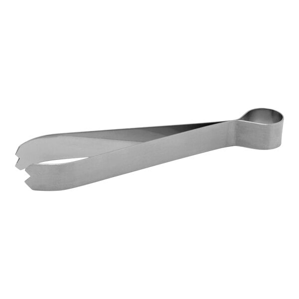 room360 6" Silver Brushed Ice Tongs – item 957BUT029BSS23