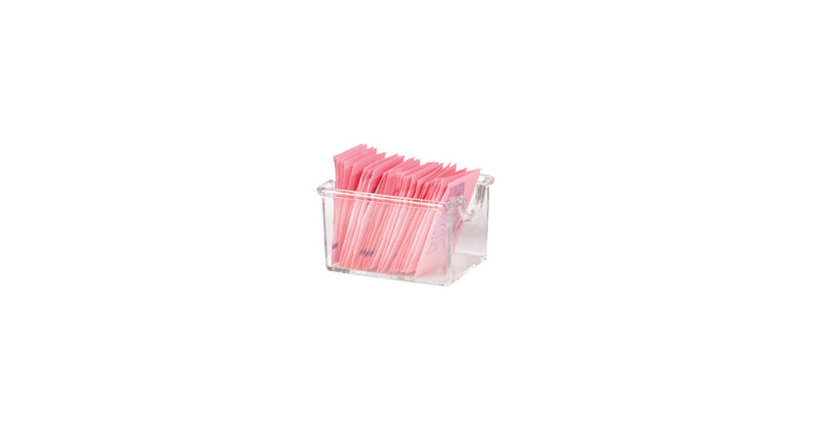 GET-SC-66-CL 3 1/2" x 2 1/2" Clear Sugar Caddy – item 375SC66CL