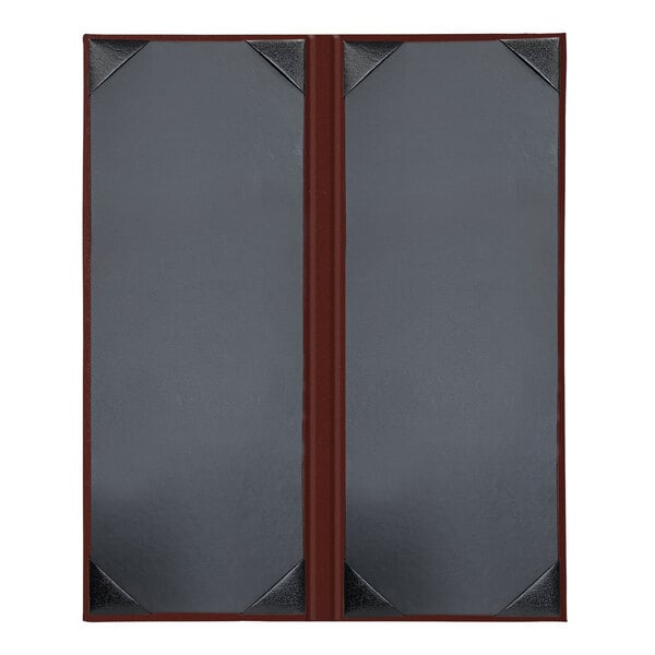 H. Risch, Inc. Oakmont 4 Menu Cover w/ Album Style Corners – item 759OM2V41WIN