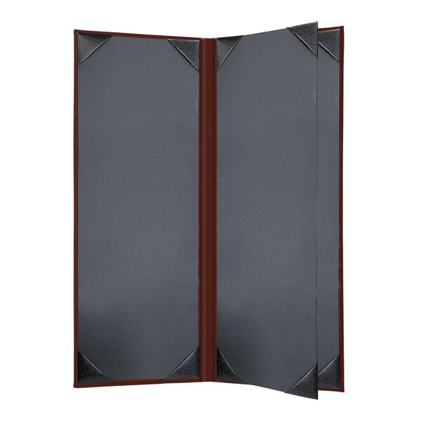 H. Risch, Inc. Oakmont 4 Menu Cover w/ Album Style Corners – item 759OM4V41WIN