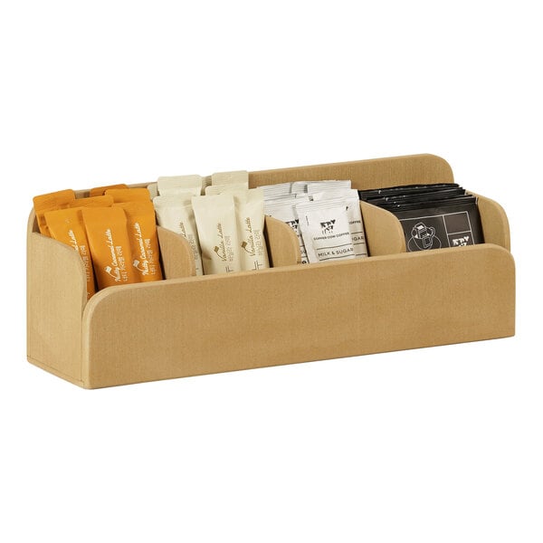 Cal-Mil Faux Wood 4-Compartment Condiment Organizer – item 211123427122 image 2