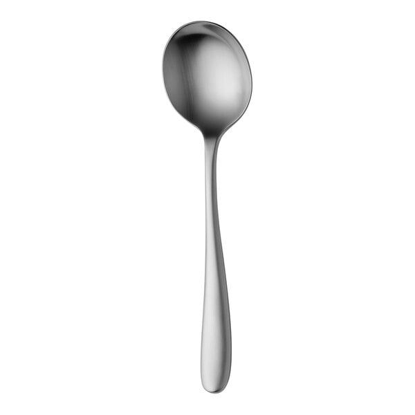 Sola The Netherlands Siena Satin 6 7/8" Bouillon Spoon – item 772CSISSOS