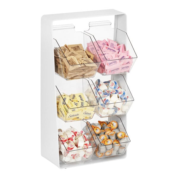 White 3-Tier Condiment Organizer w/ Removable Compartments – item 21113569615 image 2
