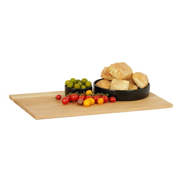 Cal-Mil Sydney 20" x 12" x 3/4" Oak Serving Board – item 21123180122021