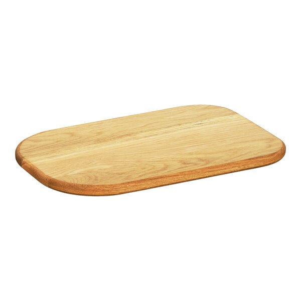 Cal-Mil Sydney 18" x 12" x 3/4" Oak Organic Serving Board – item 21123173181221