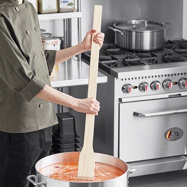 Choice 48" Wood Mixing Paddle – item 407WMP48 image 2