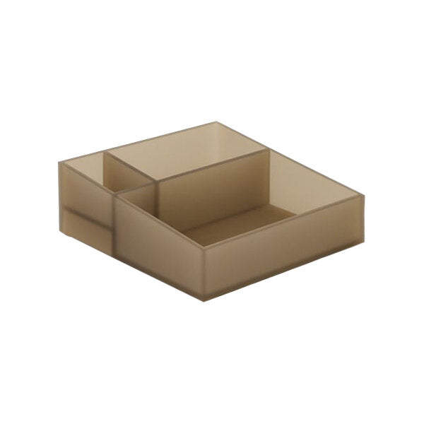 room360 Nassau 8 1/4" Square Nutmeg Condiment Organizer – item 957RAH002BRT11