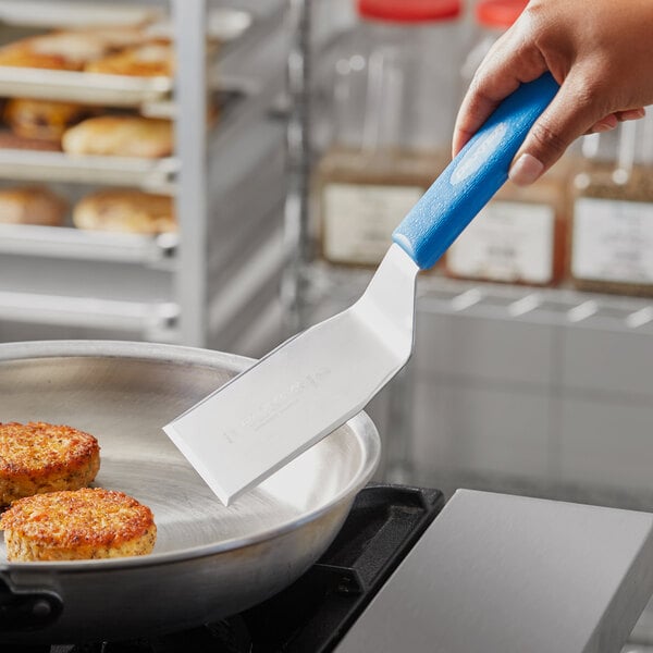 Dexter-Russell 19713H Sani-Safe Cool Blue Hamburger Turner – item 21019713H image 2