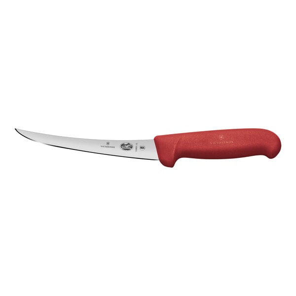 Victorinox 6" Boning Knife w/ Red Fibrox Handle 5.6601.15 – item 3535660115