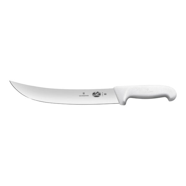 Victorinox Cimeter Knife w/ White Fibrox Handle 5.7307.25 – item 3535730725