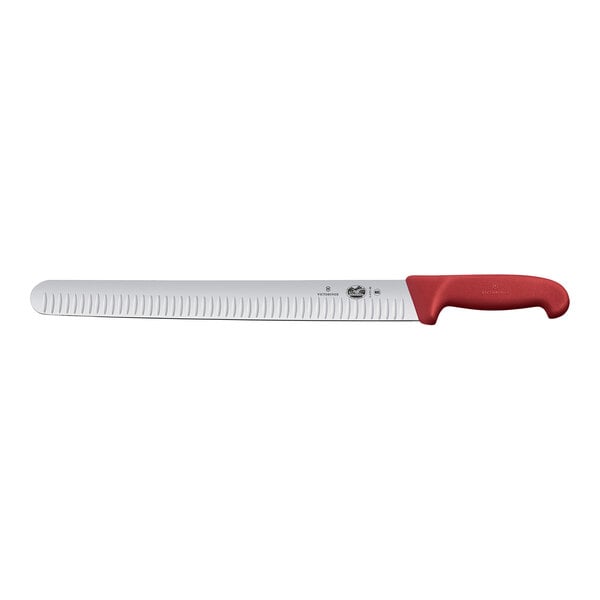 Slicing Knife w/ Granton Edge & Red Fibrox Handle 5.4721.36 – item 3535472136