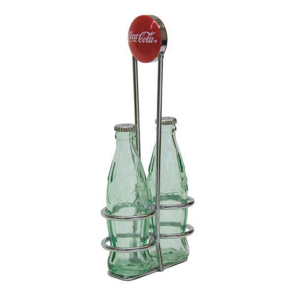 Tablecraft 1 oz. Green Coca-Cola Bottle Salt & Pepper – item 808CC339N