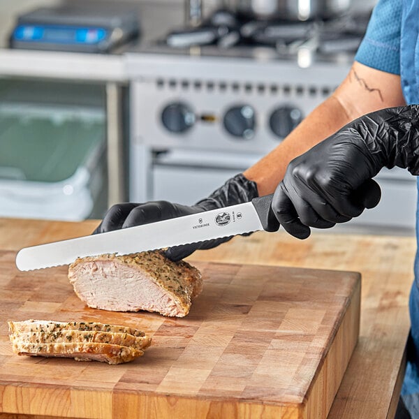 Victorinox Slicing Knife w/ Black Fibrox Handle 5.4233.30-X4 – item 3535423330 image 2