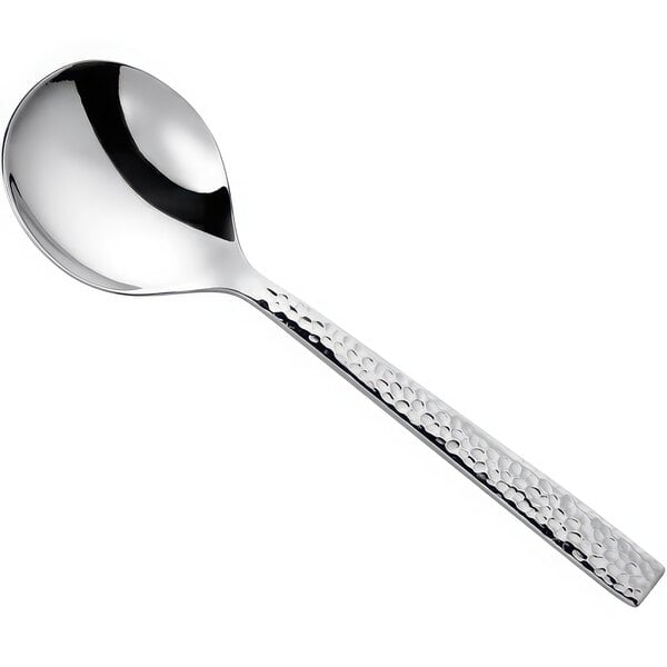 Oneida Chef's Table Hammered B327SBLF 6 1/4" Bouillon Spoon – item 356B327SBLF
