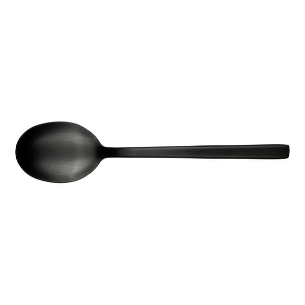 Libbey Elexa Satin Noir 8 1/8" Heavy Dinner / Dessert Spoon – item 959863002
