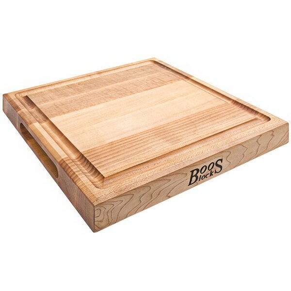 John Boos & Co. 12" x 1 3/4" Grooved Maple Cutting Board – item 650CB10521M12